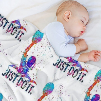 Water Polo Color Art Gift-ready Throw Blanket