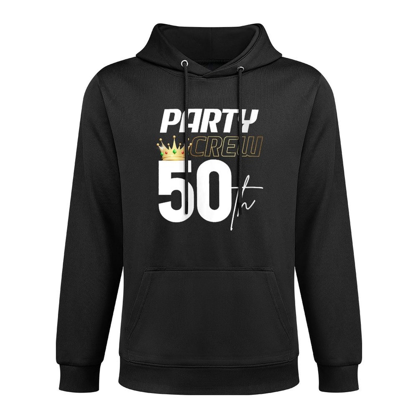 Womens 50 Party Crew 50 Year Old Birthday Gifts Men Women 50th Bday Relaxed Fit Hoodie