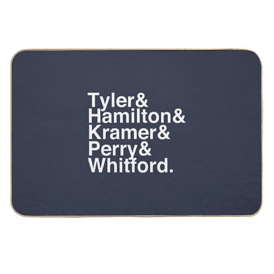 Aerosmith Band Members Typography Durable Bath Mat