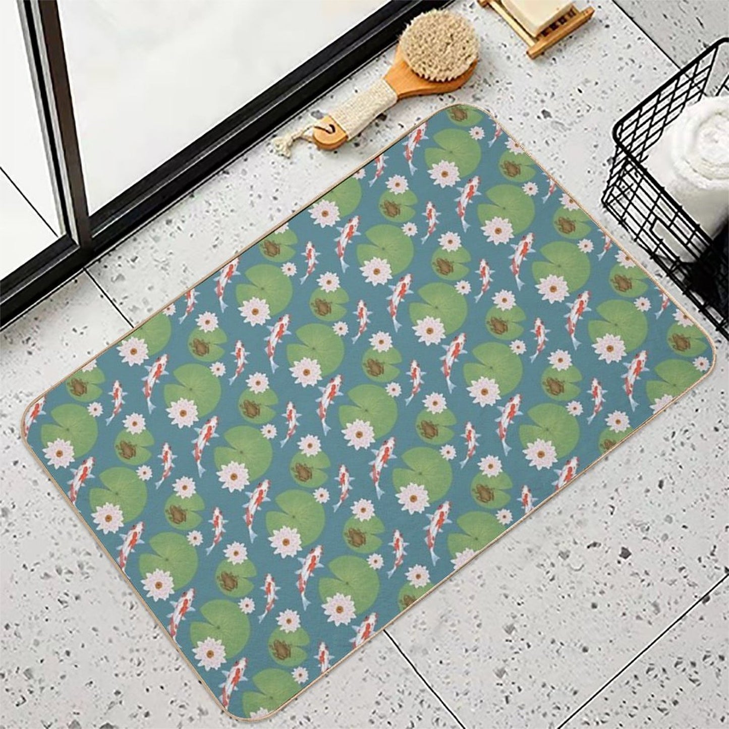 Calming Pond Durable Bath Mat