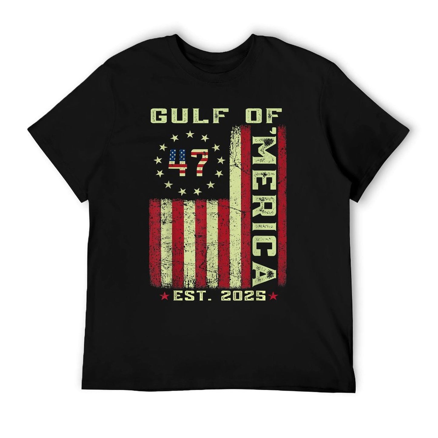 Gulf of 'Merica US Patriotic 2025 Stretchy T-Shirt
