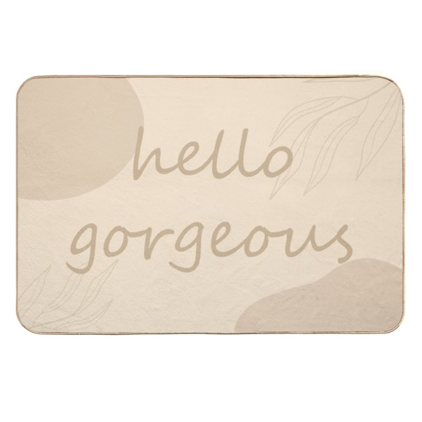 Hello Gorgeous  Multi-Purpose Bath Mat