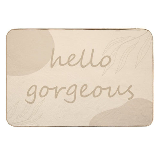 Hello Gorgeous  Multi-Purpose Bath Mat