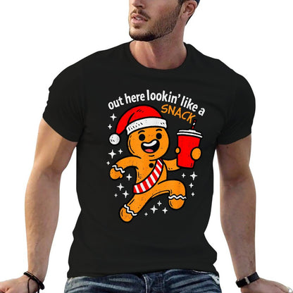 Funny Gingerbread Snack Christmas Xmasns Girls Boys Kids  Versatile T-Shirt