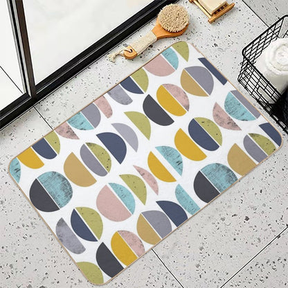 Mid Century Modern  Long-Lasting Bath Mat