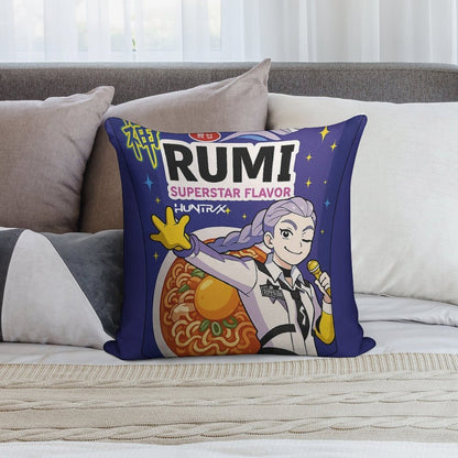 Rumi Ramen Flavor Soft Home Decor Throw Pillow