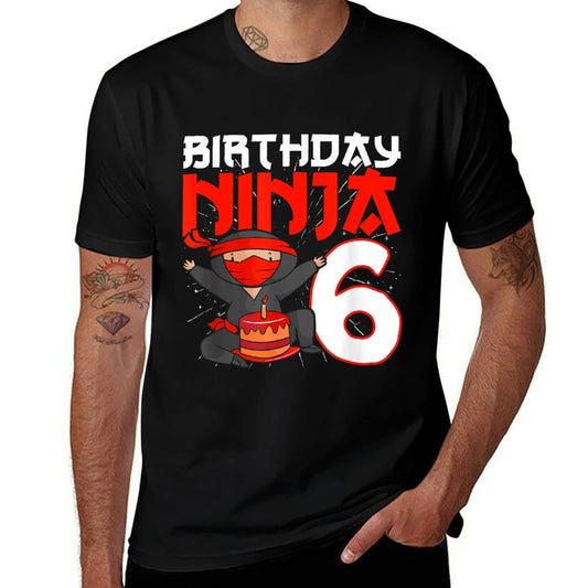 I'm 6 Bday Ninja Party Cute 6th Birthday Kids Ninja  Eco-friendly Material T-Shirt