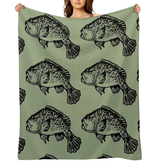 Murray River Cod Multi-functional Throw Blanket