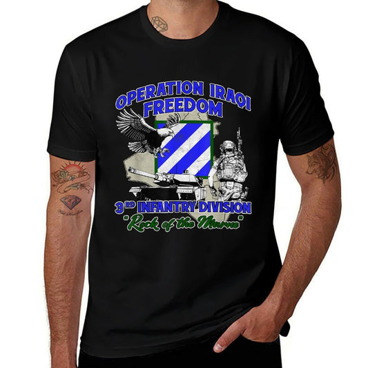 3rd Infantry Division - Operation Iraqi Freedom OIF Veteran Comfortable T-Shirt