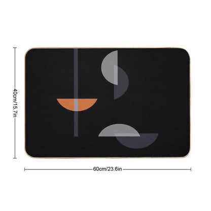 Geometric Abstract #13b  Non-Slip Bath Mat