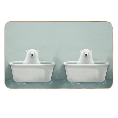 Cartoon World of Fantasy Humor And Absurdity  Toxin-Free Bath Mat
