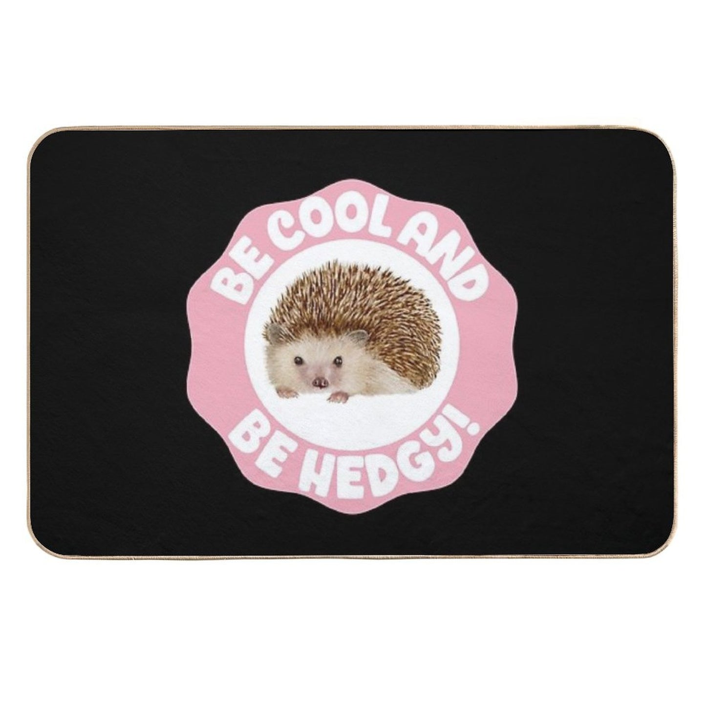Be Cool And Be Hedgy!  High-Traffic Bath Mat