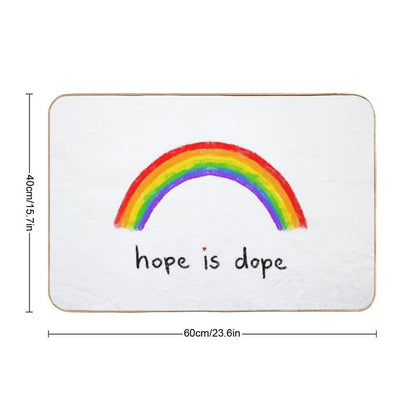 Hope Is Dope  Rapid-Drying Bath Mat
