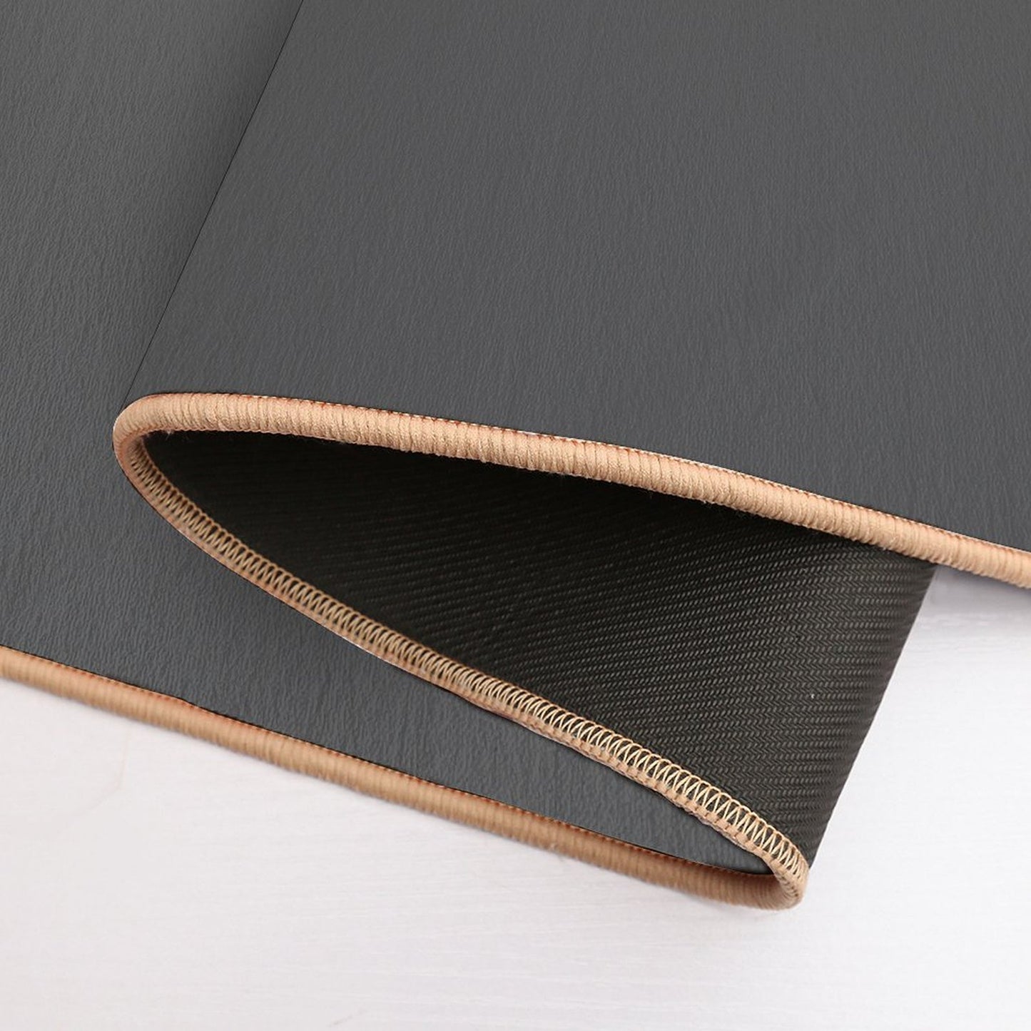 Plain Ash Grey, Dark Grey, Accent Grey, Charcoal, Sooty Grey, Forecast Color  Non-Slip Bath Mat