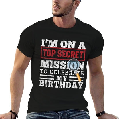 Spy Birthday Party Theme Top Secret Mission  Eco-friendly Material T-Shirt