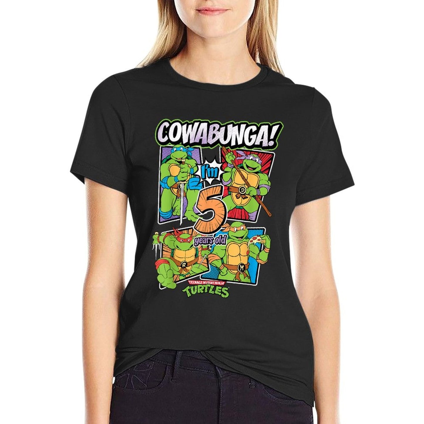 Mademark Xnage Mutant Ninja Turtles - Cowabunga I'm 5 Years Oldnage Mutant Ninja Turtles  Affordable Price T-Shirt