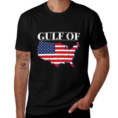 Gulf of United States Or USA of America Premium Trendy Pattern T-Shirt