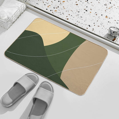 Abstract Lines Pattern IV  Toxin-Free Bath Mat