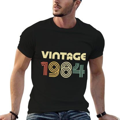 Vintage 1984 Men Women 41st Birthday  Easy-care T-Shirt