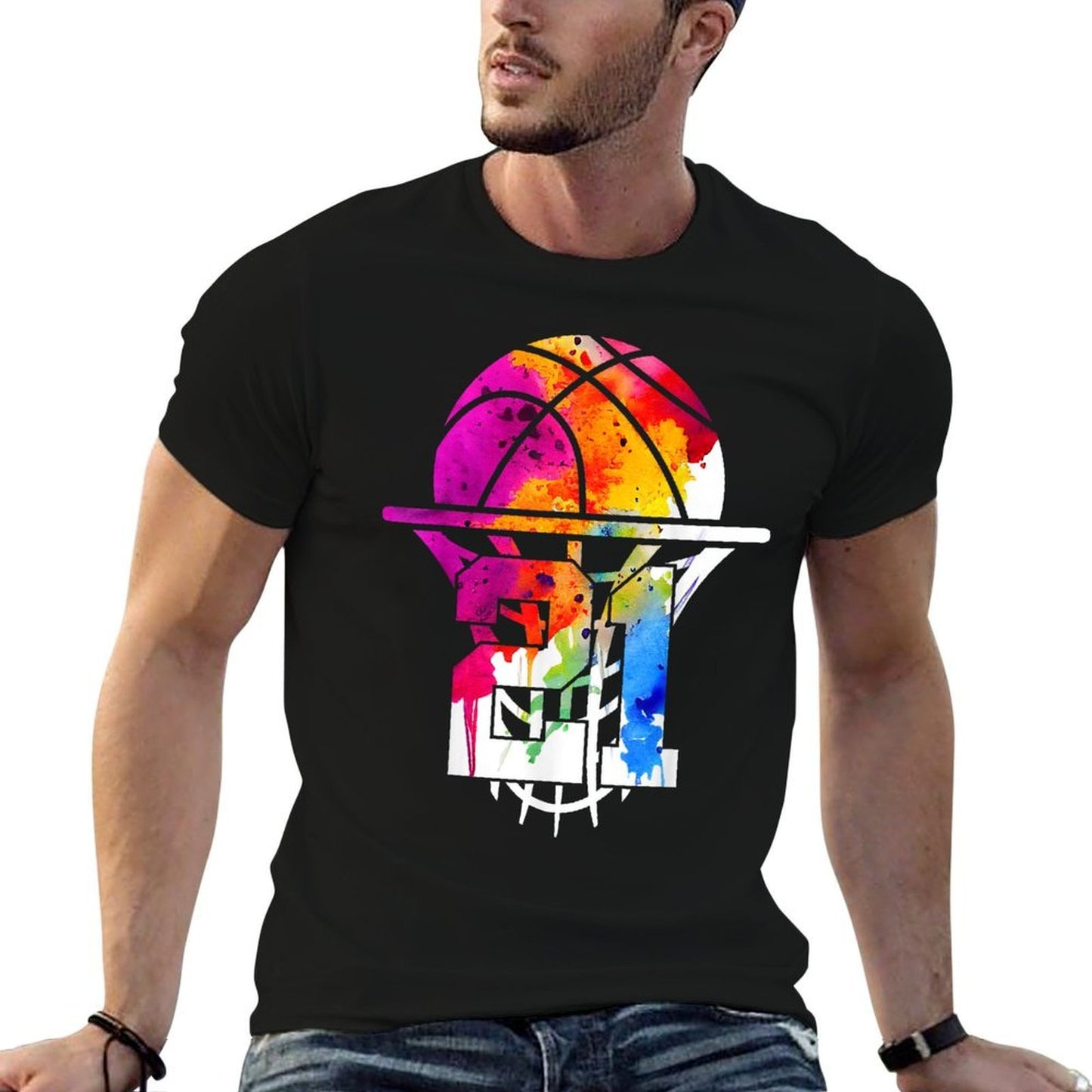 21 YEARS BASKETBALL 21ST BIRTHDAY  Moisture-wicking T-Shirt