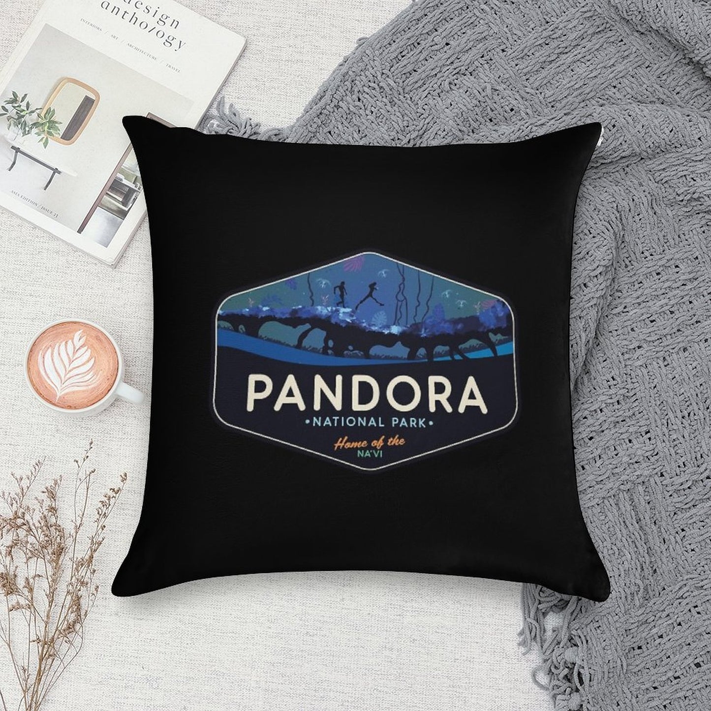 Pandora National Park - Home of The Na'vi! Soft Easy Maintenance Throw Pillow