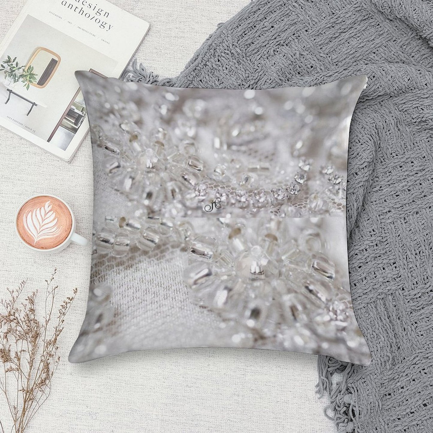 Cristal Soft Decorative Cover Throw Pillow