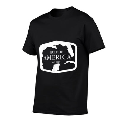 Gulf of &#39;Merica USA America Funny USA Flag Easy-care T-Shirt