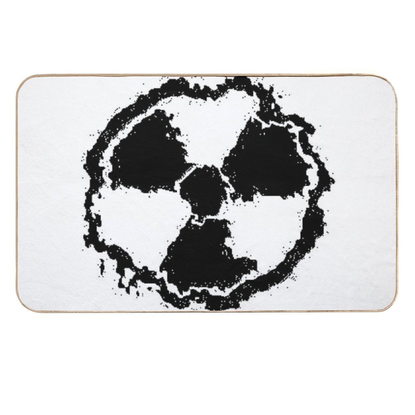 Toxic Hazard Embled  Anti-Trip Bath Mat