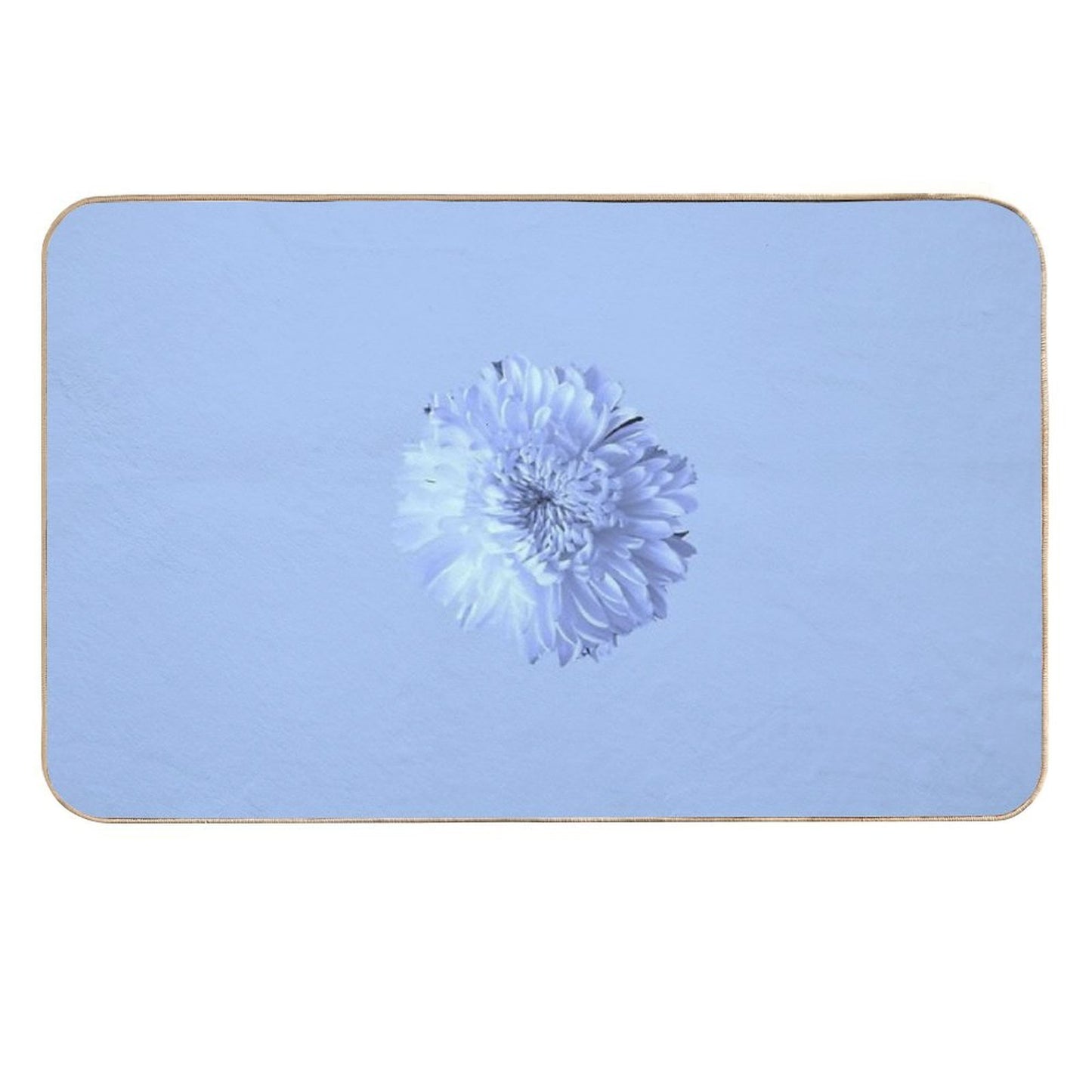 Blue Flower  Multi-Purpose Bath Mat