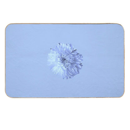 Blue Flower  Multi-Purpose Bath Mat