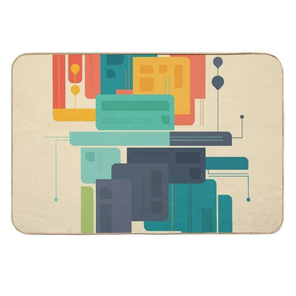 Meet Me At The Bridge  Absorbent Bath Mat