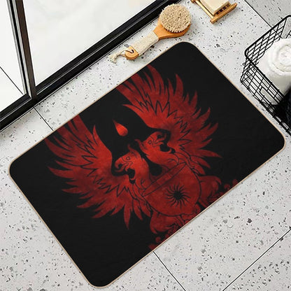 Dragon Age Grey Warden Red  Toxin-Free Bath Mat