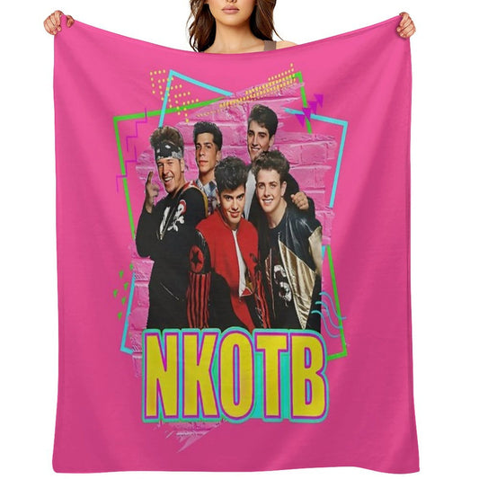 NKOTB - NEON Sustainable Throw Blanket