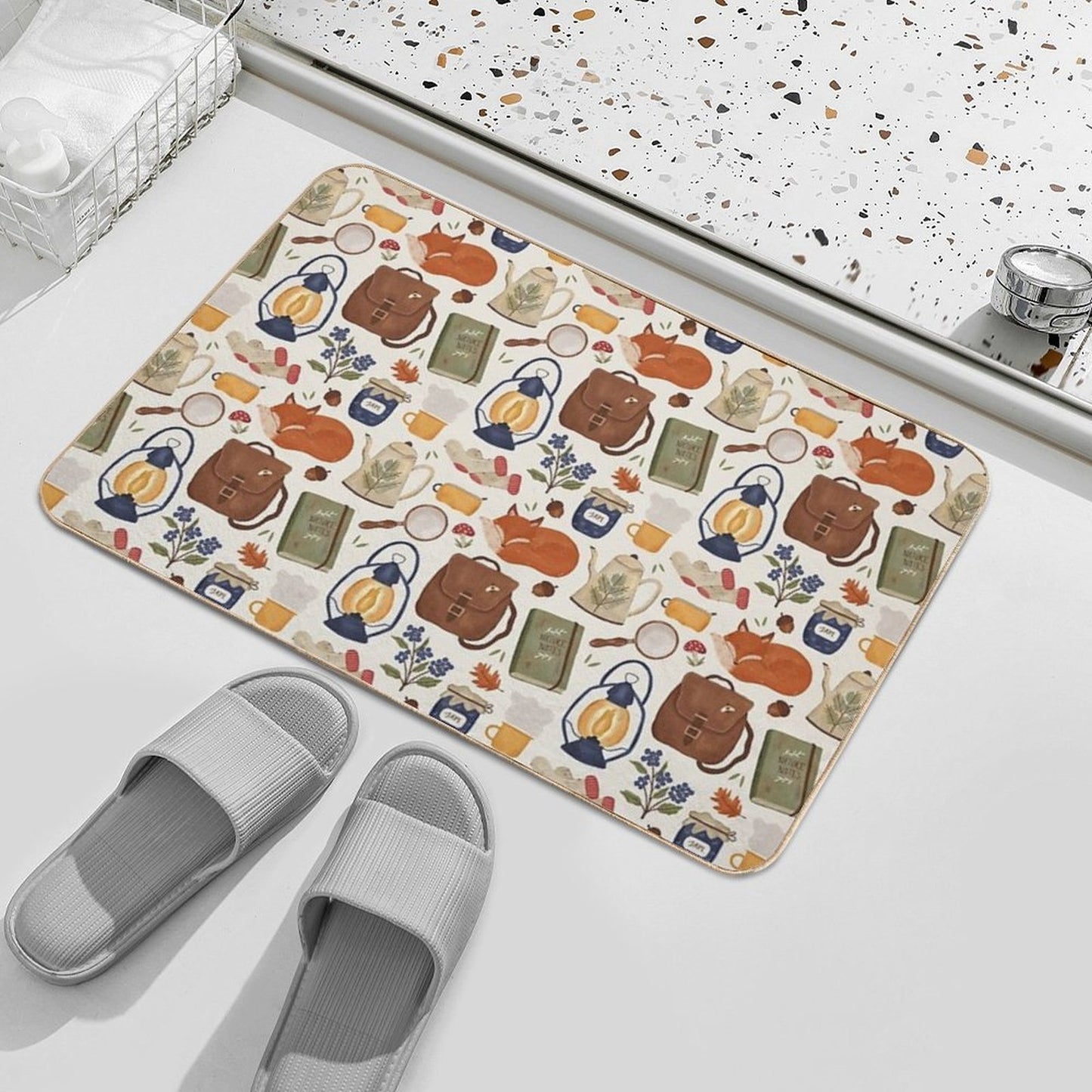 Woodland Wanderings  Odorless Bath Mat