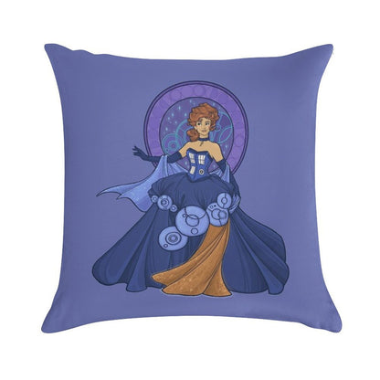 Gallifreyan Girl Soft Skin-Friendly Throw Pillow