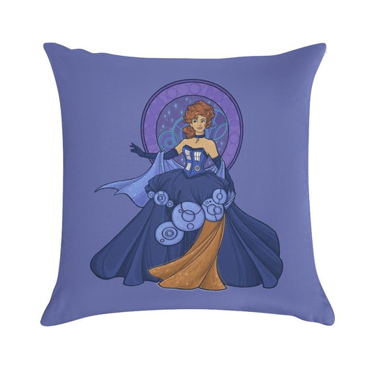 Gallifreyan Girl Soft Skin-Friendly Throw Pillow