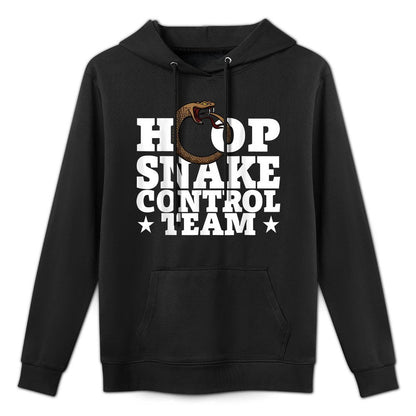Funny Myth Hoop Snake Control Team Shrink-Resistant Hoodie