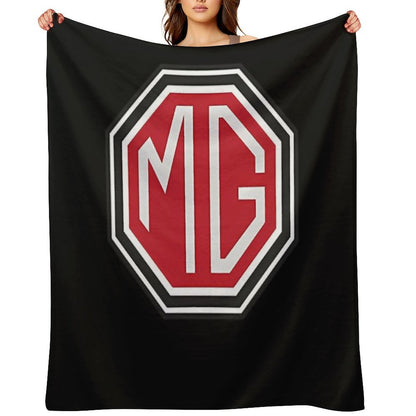 Vintage Mg Logo Sustainable Throw Blanket