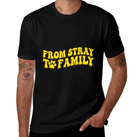 Dog Rescue From Stray To Family Premium  Soft T-Shirt