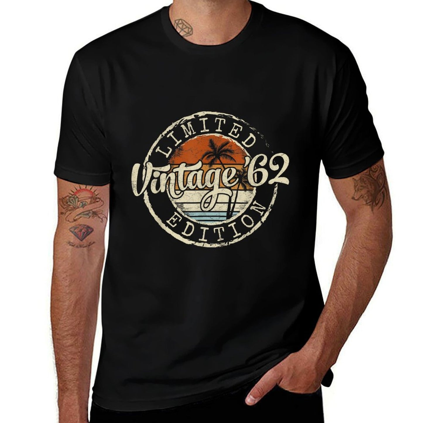 Vintage 1962 63rd Birthday Gifts For Men Women 63 Year Old  Eco-friendly Material T-Shirt