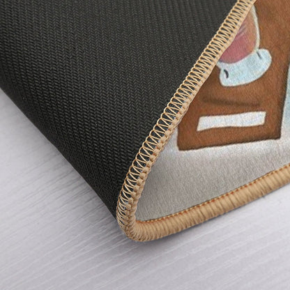 Bath Time Panda _ Self Care, Bubble Bath, Candles, Drink  Fade-Resistant Bath Mat