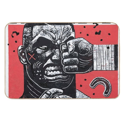 Heavy Hands Graphic by Gian Galang  Long-Lasting Bath Mat