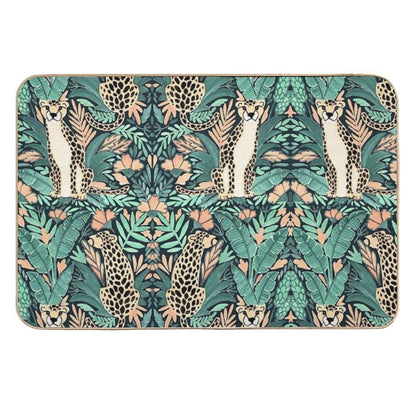 Leopard  Slip-Resistant Bath Mat