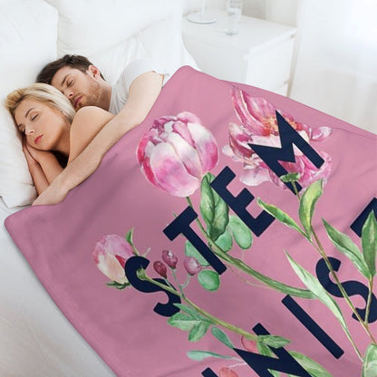 STEMinist Anti-pilling Throw Blanket