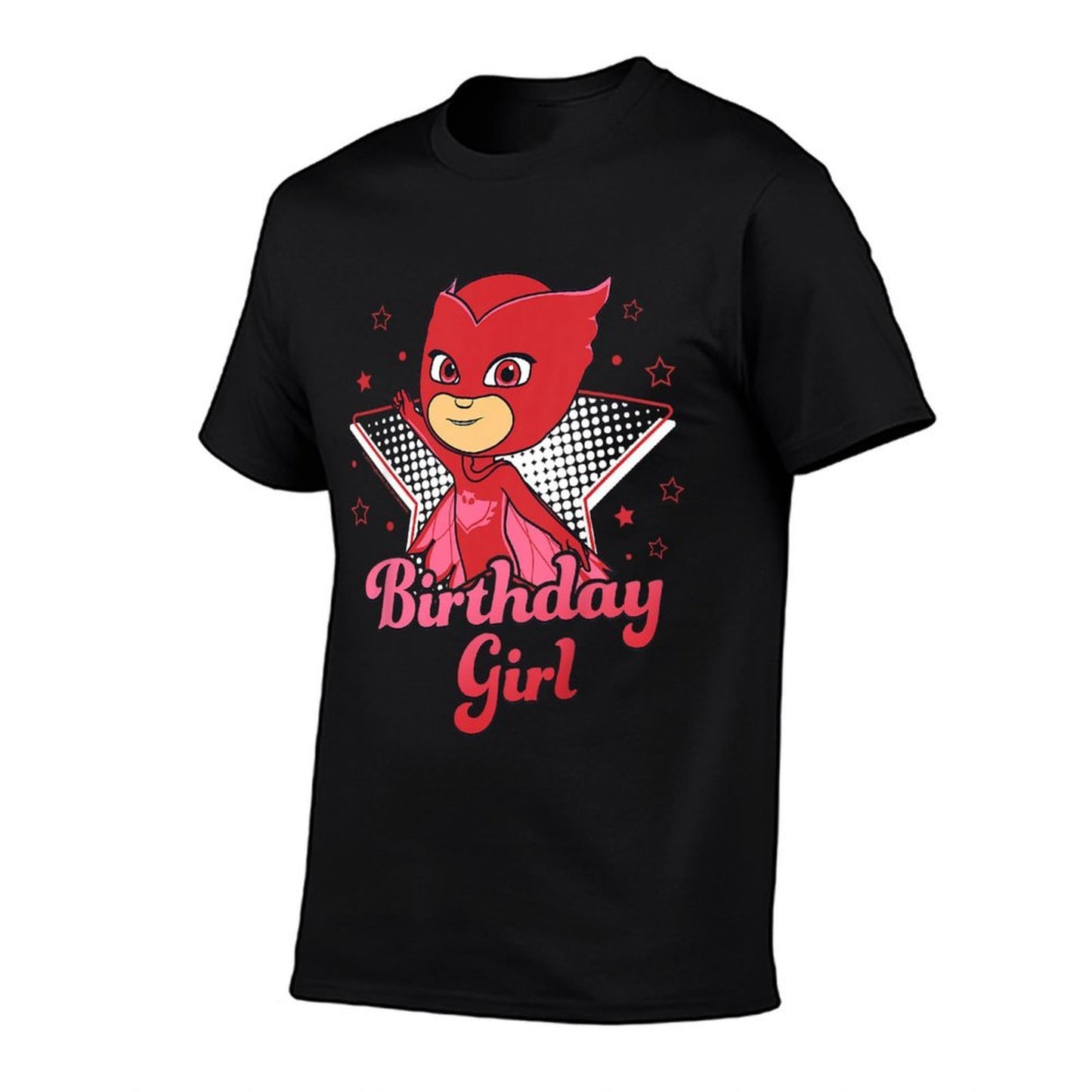 PJ Masks Birthday Girl Owlette Star Studded Logo Youth  Quick-drying T-Shirt