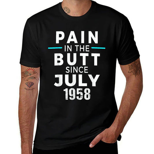 July 60th Bday Party - Funny 60th Birthday Gag Gift  Summer-ready Fabric T-Shirt