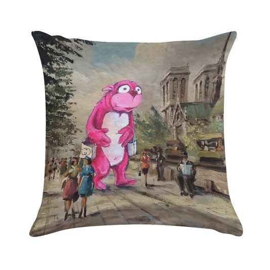 The Tourist Soft Reinforced Edging Throw Pillow
