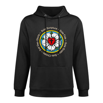 Luther Rose Lutheran Reformation Gift Shrink-Resistant Hoodie