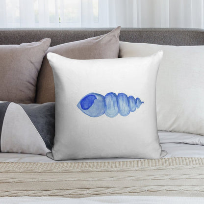 Watercolor Shell by Charlotte Canzano Soft Bedroom Essential Throw Pillow