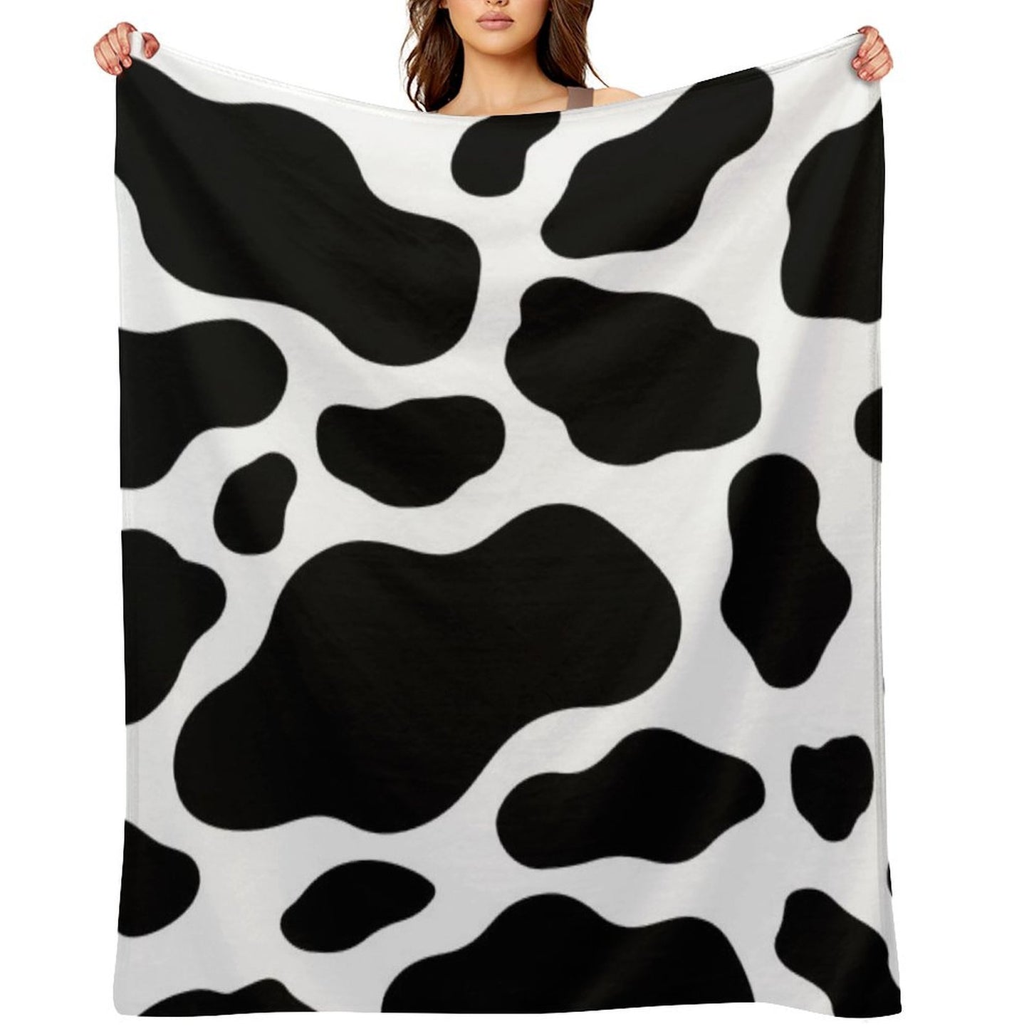 Cow Animal Print Cowboy And Country Ranch Farm Style Durable Throw Blanket